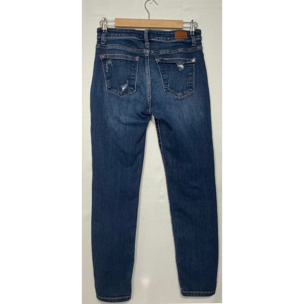 Judy‎ Blue Slim Fit Jeans Size 27 Medium Wash Distressed Stretch Denim Capsule - Picture 2 of 12